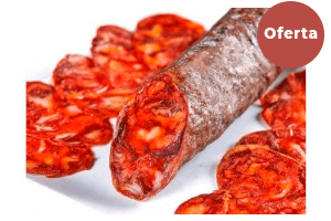 2 Trozos de Chorizos Ibéricos de Bellota por el precio de 1